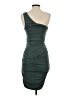 Express Solid Green Cocktail Dress Size XS - photo 2