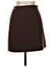 OGL Solid Brown Casual Skirt Size XS - photo 1