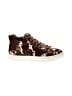 J/Slides 100% Leather Camo Brown Sneakers Size 9 - photo 1