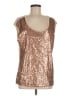 Michael Stars 100% Polyester Gold Ivory Sleeveless Blouse Size Med (1) - photo 1