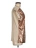 Michael Stars 100% Polyester Gold Ivory Sleeveless Blouse Size Med (1) - photo 4