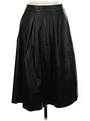 Who What Wear Faux Leather Skirt (view 2)
