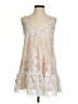 showpo 100% Polyester Ivory Cocktail Dress Size 4 - photo 1