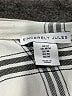 Sincerely Jules 100% Rayon Plaid Silver Long Sleeve Button-Down Shirt Size M - photo 7
