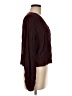 Express Burgundy Long Sleeve Blouse Size M - photo 4