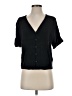 Vetta Black Short Sleeve Top Size XS - photo 1