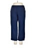 Lands' End Solid Blue Casual Pants Size 10 - 12 Petite - photo 1
