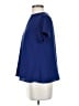 Uniqlo 100% Polyester Blue Short Sleeve Blouse Size XS - photo 5