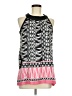 Nicole by Nicole Miller 100% Polyester Black Sleeveless Blouse Size 6 - photo 1