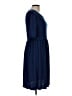 Gilli Solid Blue Casual Dress Size L - photo 4