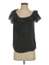 Rebecca Taylor 100% Silk Gray Blouse Size 4 - photo 1