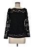 DJT Black Long Sleeve Blouse Size M - photo 1
