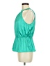 INC International Concepts Teal Sleeveless Blouse Size M - photo 5