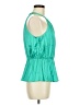 INC International Concepts Teal Sleeveless Blouse Size M - photo 4