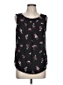Worthington 100% Polyester Black Sleeveless Blouse Size L - photo 1