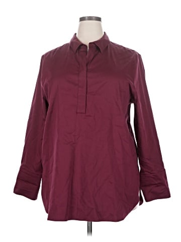 Chico's 3/4 Sleeve Button-Down Shirt (view 1)