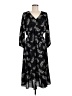 Talbots Paisley Black Casual Dress Size 8 - photo 1