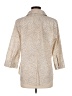 Chico's Metallic Tan 3/4 Sleeve Button-Down Shirt Size M (estimated) - photo 2