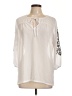Roper Ivory 3/4 Sleeve Blouse Size L - photo 1