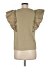 NATION LTD 100% Cotton Tan Short Sleeve Top Size M - photo 2