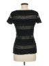 BCBGMAXAZRIA Black Short Sleeve Top Size M - photo 2