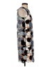 MICHAEL Michael Kors 100% Polyester Print Blue Casual Dress Size 00 - photo 4