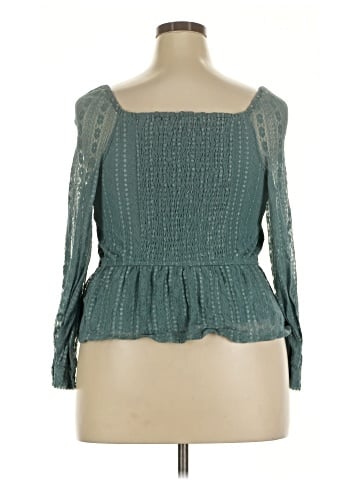 LC Lauren Conrad 3/4 Sleeve Top (view 2)