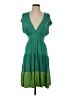 Ella Moss Color Block Green Cocktail Dress Size S - photo 1