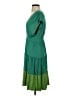 Ella Moss Color Block Green Cocktail Dress Size S - photo 5