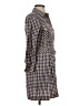 Theory Checkered-gingham Brown Casual Dress Size 2 - photo 4