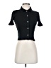 Zara Black Short Sleeve Blouse Size S - photo 1