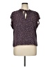 1.State 100% Polyester Purple Short Sleeve Blouse Size XL - photo 1