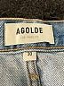 AGOLDE Stars Blue Denim Shorts Size 30 waist - photo 3