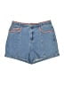 Cinq à Sept Blue Denim Shorts Size 10 - photo 1