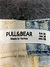 Pull&Bear 100% Cotton Color Block White Denim Skirt Size M - photo 4