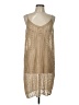 Shein 100% Polyester Tan Casual Dress Size 12 - photo 1
