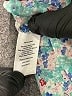 Talbots 100% Cotton Floral Blue Long Sleeve Button-Down Shirt Size M - photo 8