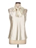 9&Co. 100% Polyester Ivory Sleeveless Blouse Size L - photo 1