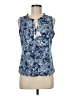 New Directions Blue Sleeveless Blouse Size M (petite) - photo 1