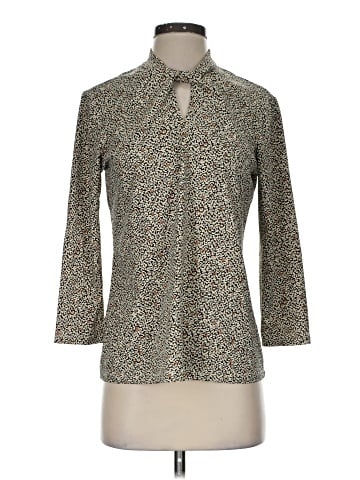 J. McLaughlin 3/4 Sleeve Button-Down Shirt (view 1)