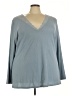 Torrid Blue 3/4 Sleeve Top Size 5X Plus (5) - photo 1