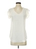 Ann Taylor Ivory Short Sleeve Blouse Size S (estimated) - photo 1