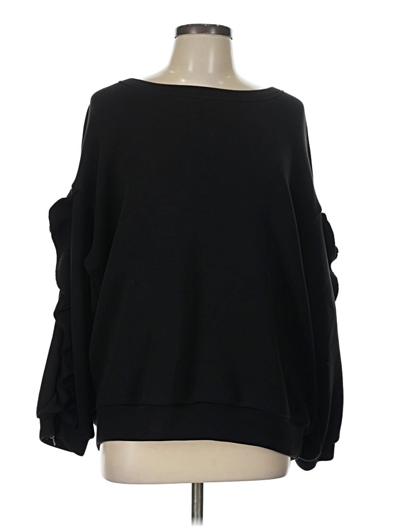 Pre-owned Assorted Brands Sweatshirt In Black
