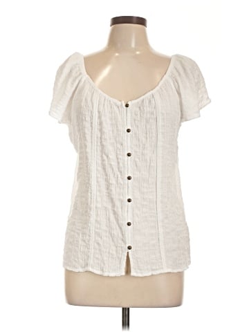 Rewind Short Sleeve Blouse (view 1)