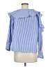 Lost + Wander Blue 3/4 Sleeve Blouse Size M - photo 2