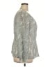 Alfani 100% Silk Gray Blouse Size 18 - photo 4