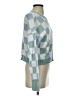Shein Checkered-gingham Blue Pullover Sweater Size 4 - photo 4
