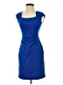 Calvin Klein Solid Blue Cocktail Dress Size S (estimated) - photo 1