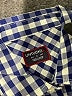 UNTUCKit 100% Cotton Checkered-gingham Blue Long Sleeve Button-Down Shirt Size 0 - photo 7