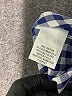 UNTUCKit 100% Cotton Checkered-gingham Blue Long Sleeve Button-Down Shirt Size 0 - photo 8